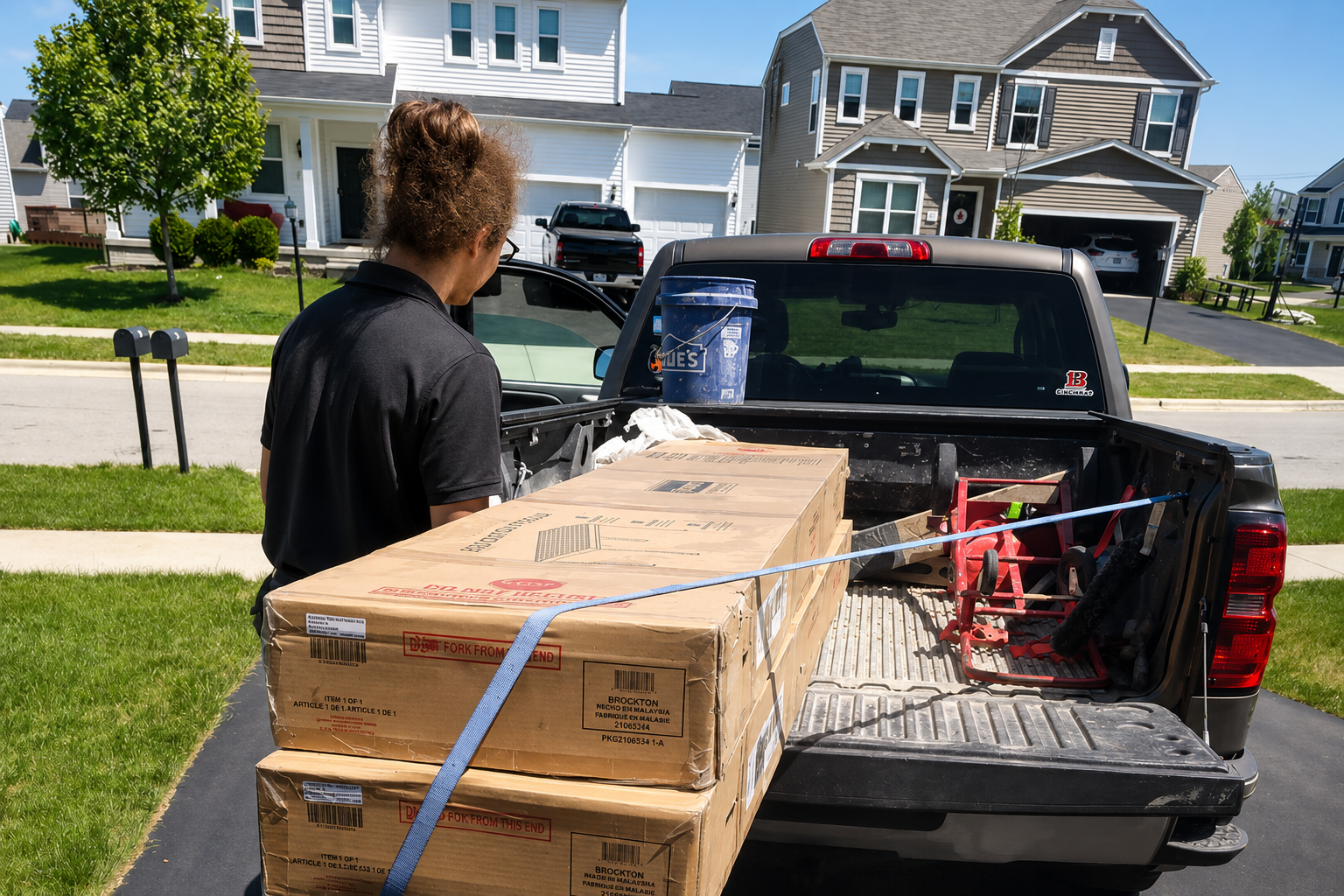 Bulk and heavy haul-away service